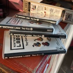 Nintendo Switch Labo 1, 2, 3, And 4 Games. 