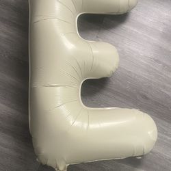 Letter E Ballon