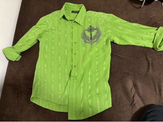 Tribal Neon green y2k long sleeve