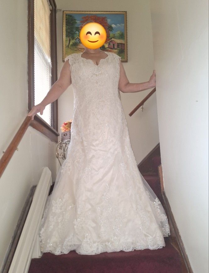 WEDDING DRESS NEW WITH TAG SIZE 24W