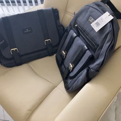 London Fog Backpack And Messenger Bag. Brand New ! Tags Still On! 