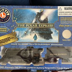 LIONEL THE POLAR EXPRESS BATTERY POWERED G-GAUGE TRAIN SET