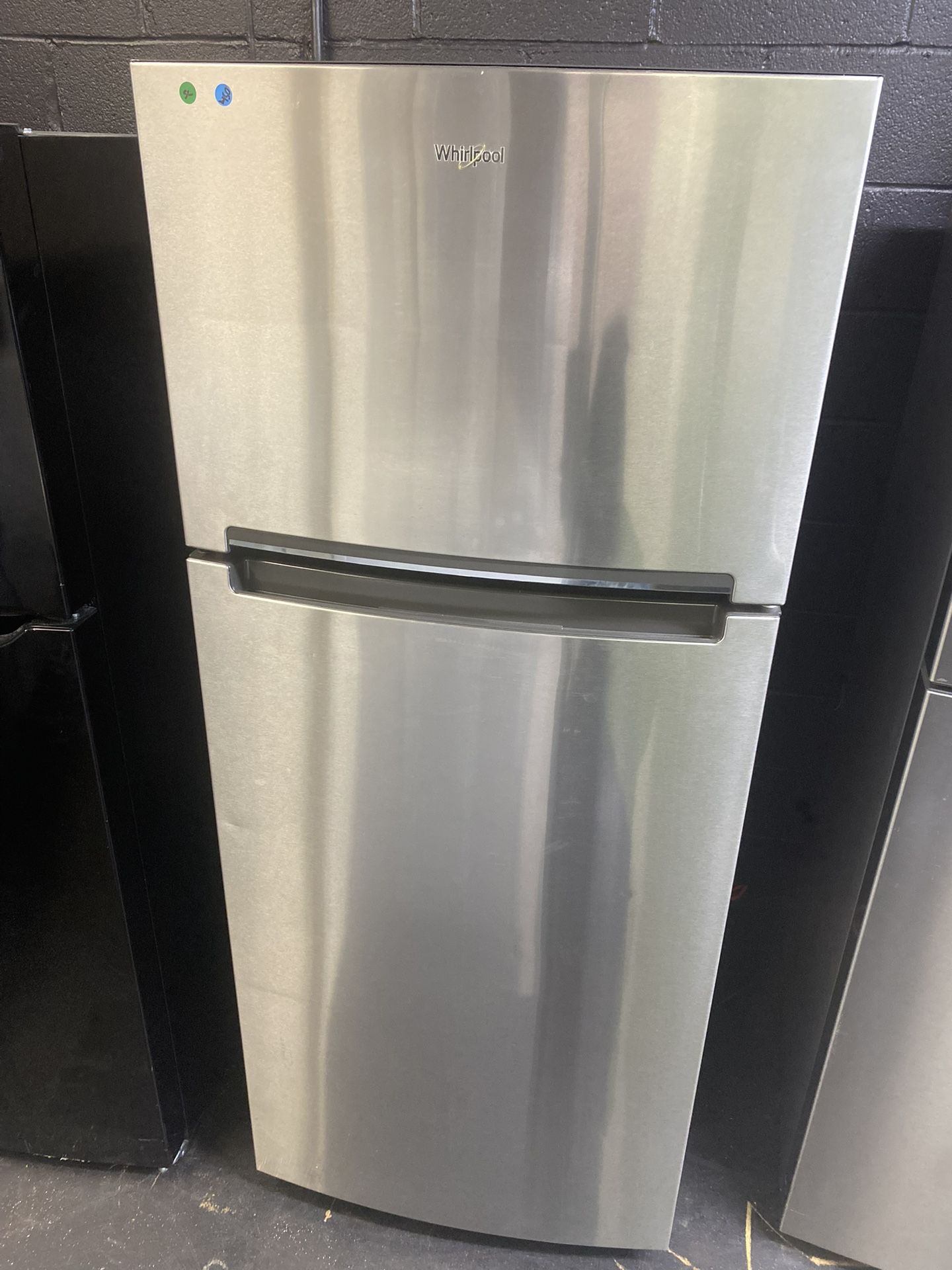 Whirlpool Stainless Steel Top And Bottom Refrigerator
