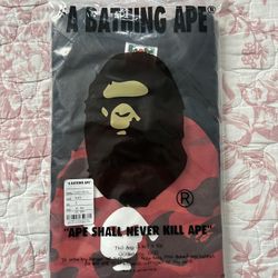 Black And Red Bape T-shirt