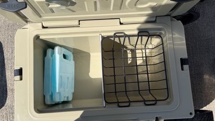 RTIC Hard Cooler with Basket and Ice Pack