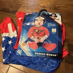 Wonder Woman Infant 12-24 Month Costume NEW.