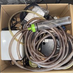 Fish tank heaters filters and lights tubes etcs