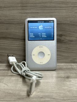 Apple iPod Classic 6TH Gen 80GB With 1,150 Preloaded Songs (PO1026702)