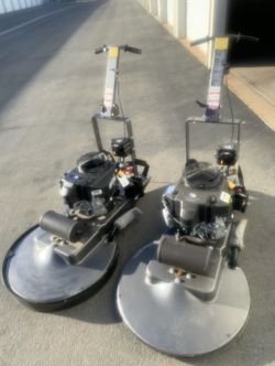 27”  PIONEER ECLIPSE 420  COMMERCIAL/ INDUSTRIAL  PROPANE BUFFER WITH DUST CONTROL