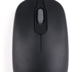Computer Mouse, Wired Mouse, Laptop Mouse, Comfortable Click for Office and Home, USB Mouse for Laptop or Office Desktop, MacBook, Chromebook(Black)