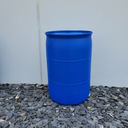 Barrel- Plastic, Good For Rain Water Collecting And Other Projects 