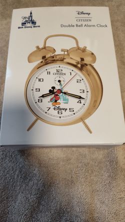 Disney 50th Anniversary Citizen  Double Bell Alarm Clock