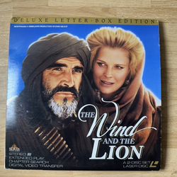 THE WIND AND THE LION - LASERDISC - 2 LD - DELUXE LETTERBOX EDITION - 1991 