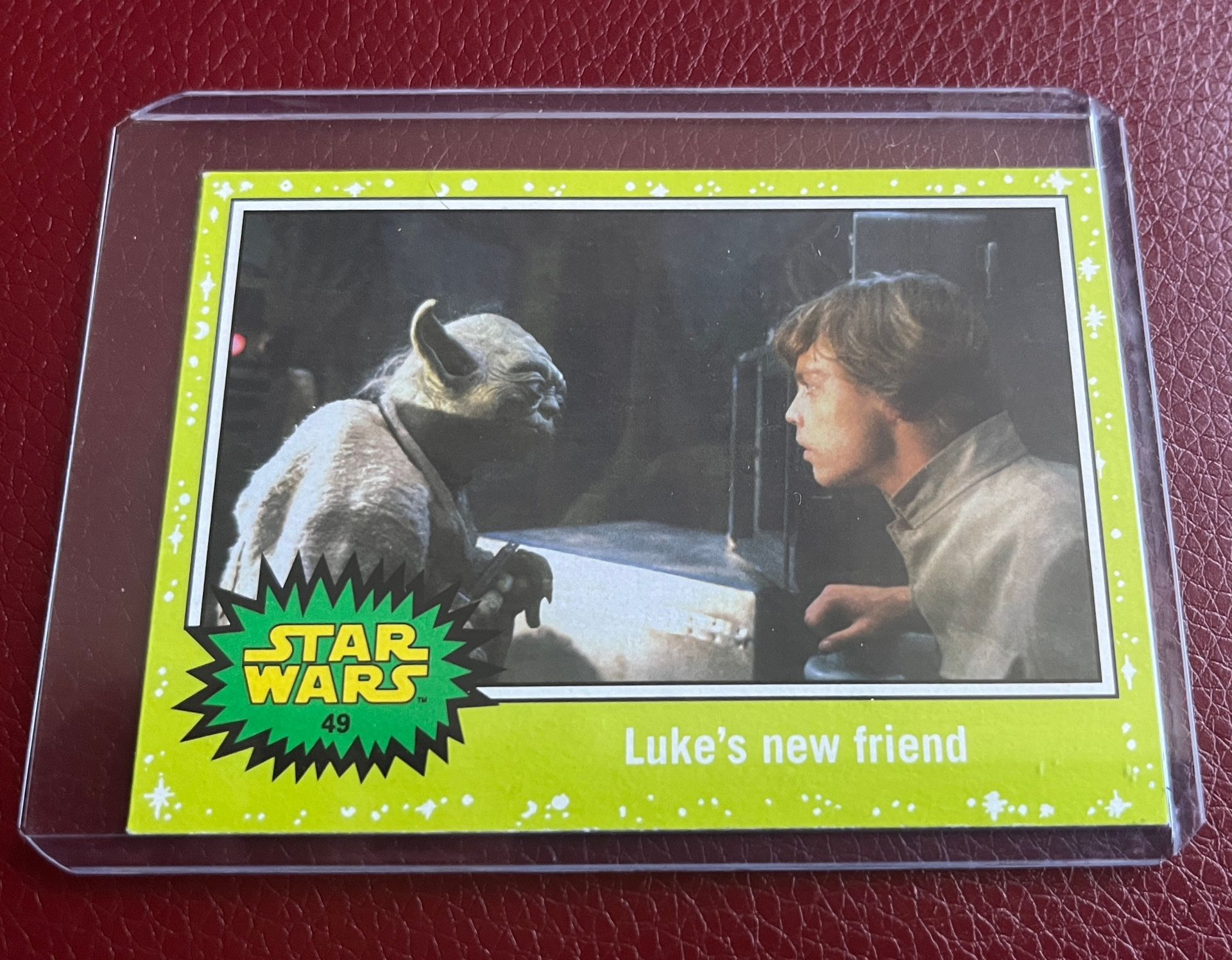 2015 Journey to Star Wars: The Force Awakens #49 Luke's new friend SLIME GREEN