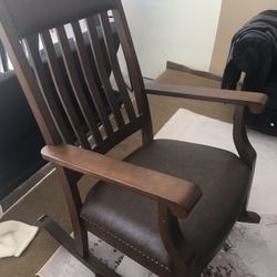 Beautiful Solid Heavy Rocking Chair