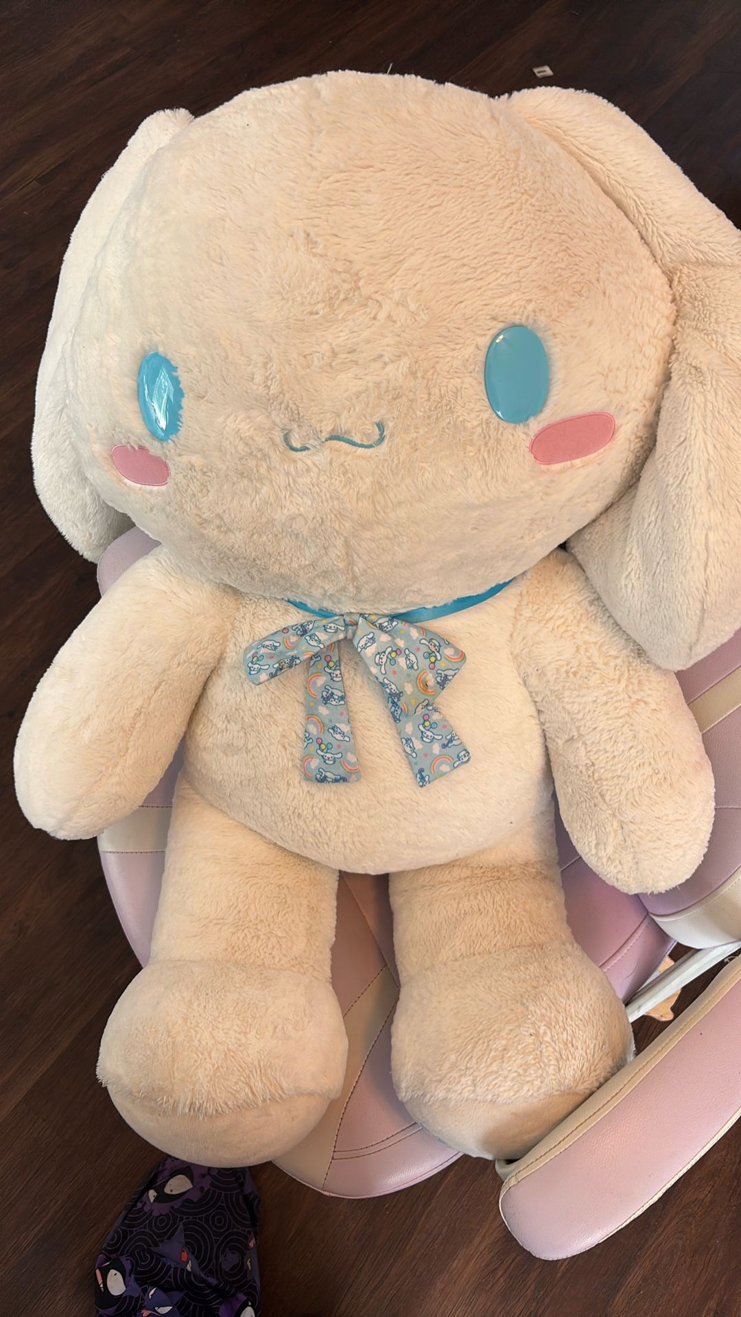 GIANT Cinnamoroll Plush With Bow From Build A Bear