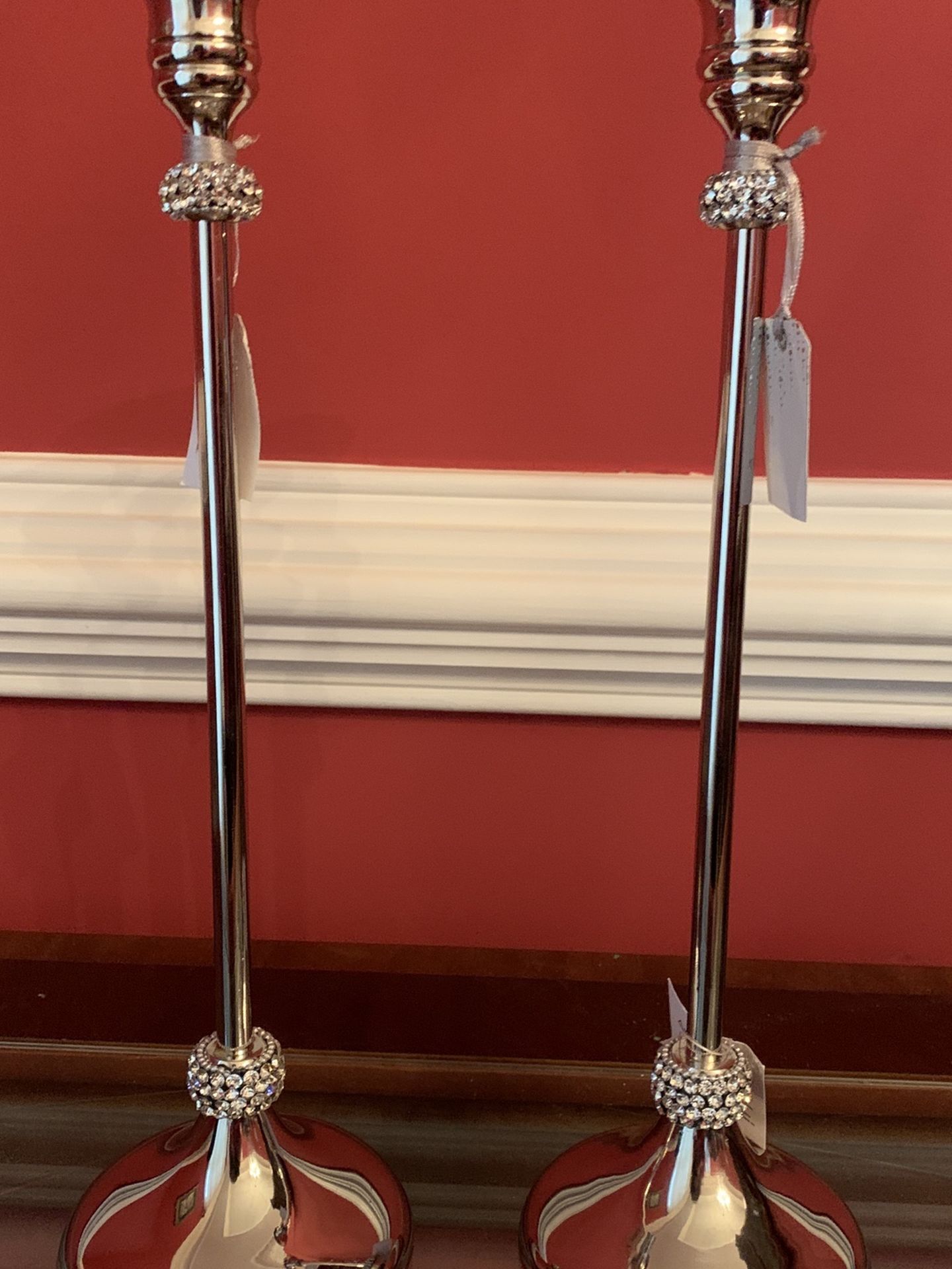 Brand NEW Set Of Tall Candle Holders