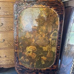 Unique Whimsical Antique Fairytale Art Piece