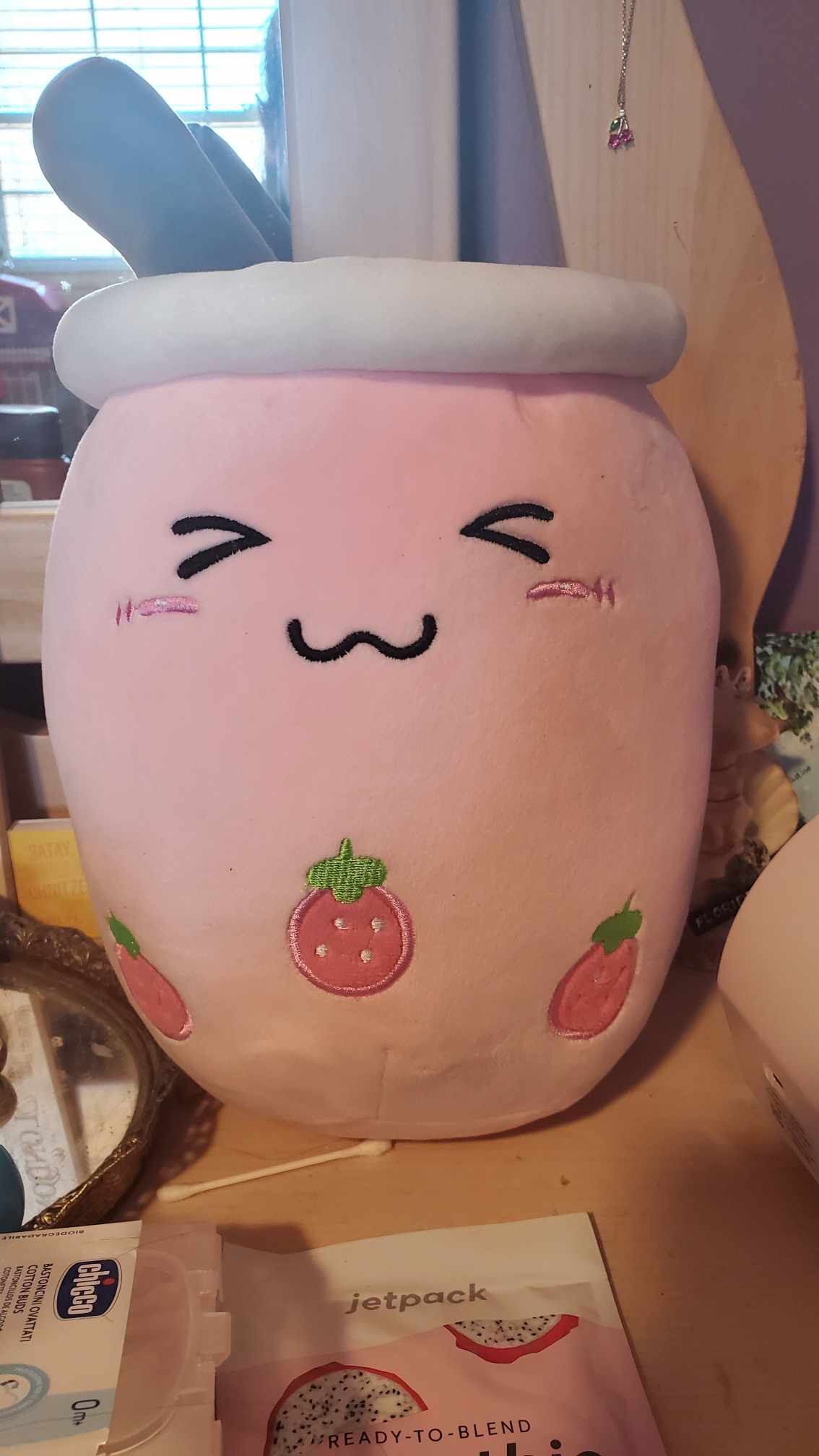 Strawberry Boba Plushie