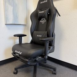 AutoFull C3 Ergonomic Gaming Chair Lumbar Support Reclining Office Chair Footrest