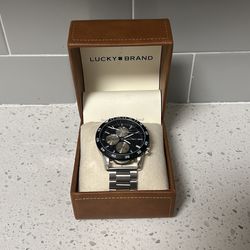 Lucky brand stainless steel watch