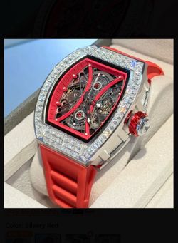 Red Automation Watch with accents