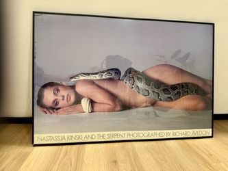 Richard Avedon “Natasha Kinski and the Serpent” Framed Art Print