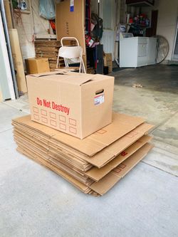 moving boxes ( .60  Cents EA) see description for size