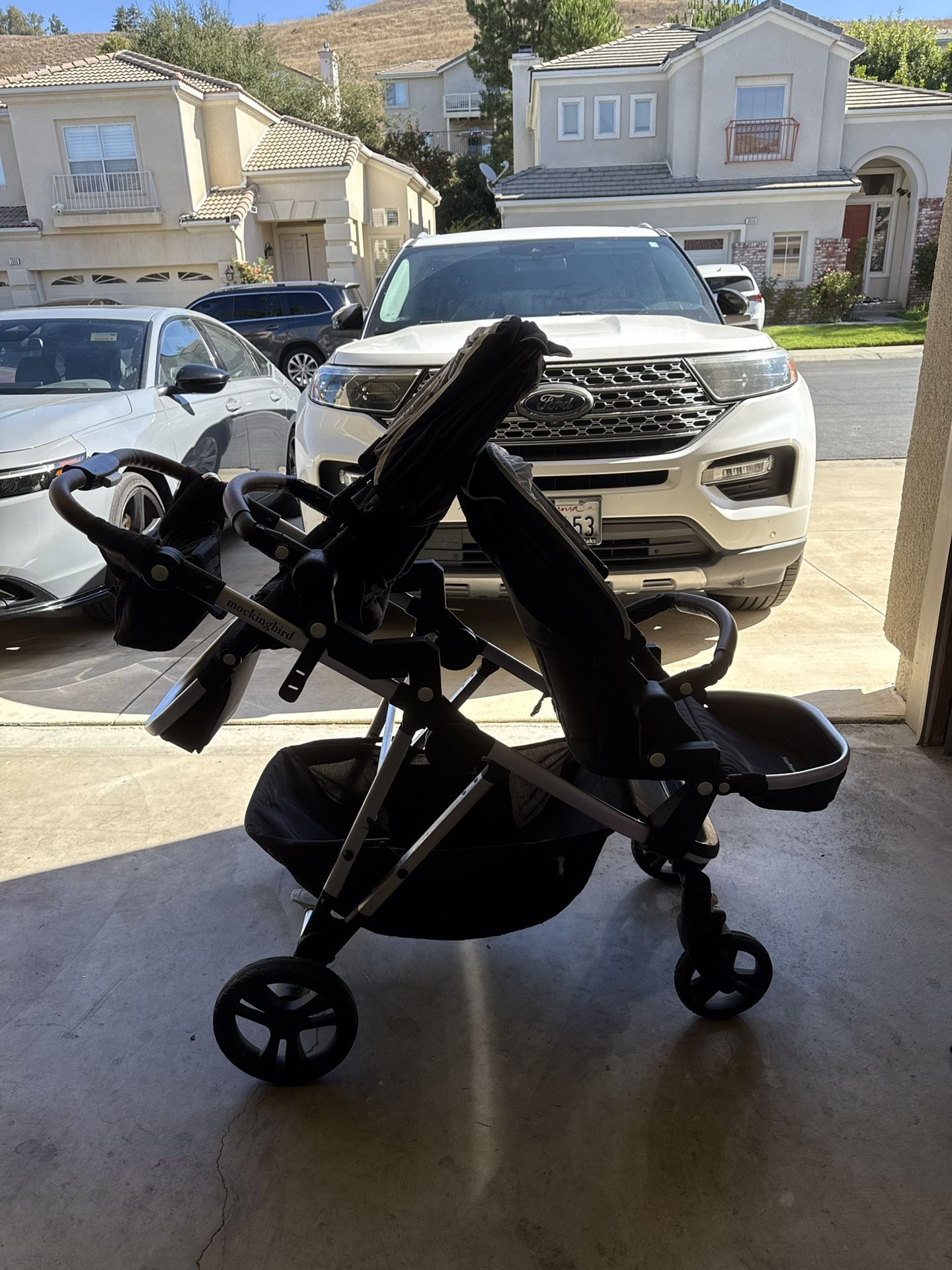 Mockingbird single to double stroller