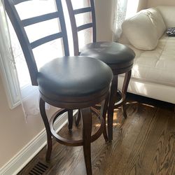 Two Counter High Bar Chairs