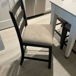 Set of Two Counter Height Bar Chairs