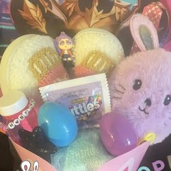 K pop Huntrix tween girl Easter basket