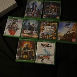 Comes With All The Games The Controller And The Rgb Light Batteries The Xbox Runs Really Well Just Has Two Dents On The Frame 