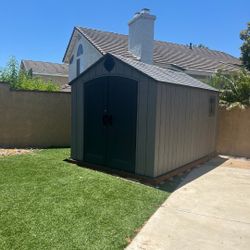shed new ,installed, never used 12'x8'