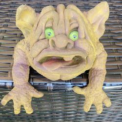 Vintage Mattel Boglins Shlurp Rare Seven Towns Hand Puppet Monster Toy 1987