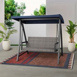 Agio Woven Patio Swing with Canopy