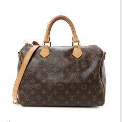LOUIS VUITTON Monogram Speedy Bandouliere 30