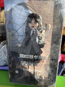 Monster High doll wensday