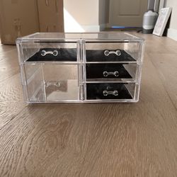 Acrylic Clear Makeup Drawer Organizer/Storage | Cosmetic Organizer/vanity organizer