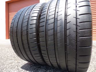 285/30/20 MICHELIN PILOT SUPER SPORT 100% TREAD CORVETTE BMW MERCEDES MUSTANG