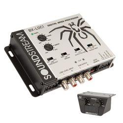 Soundstream BX-LOC1 RCA Line Level Converter With Digital Bass Reconstruction Processor With Volt Meter