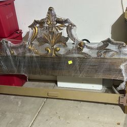 Antique Heavy Cali king Headboard