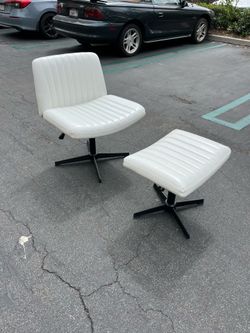 Chair and ottoman