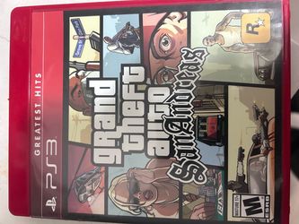 Grand Theft Auto San Andreas PS3 Greatest Hits