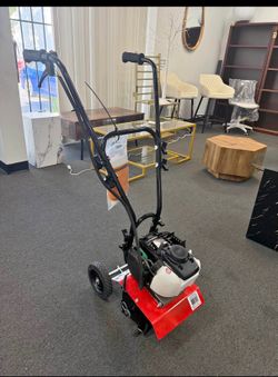 New Gas Power Tiller Cultivator 37.7CC 4-Stroke Garden Cultivator