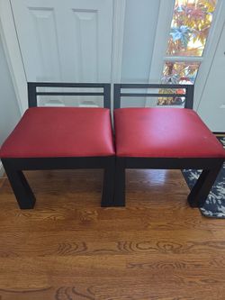 Red chairs