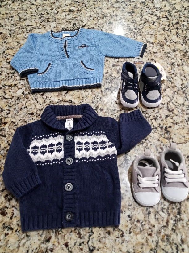 Infant Sweaters & Shoes