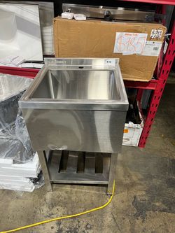 Trinity 18” Stainless steel utility sink