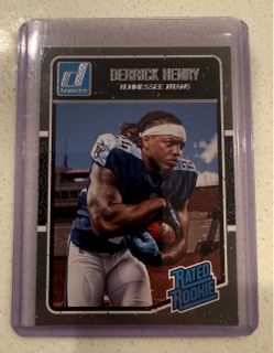 Derrick Henry Donruss Rated Rookie Football Card