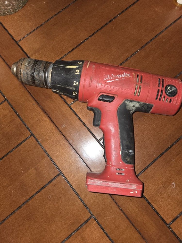 Milwaukee Heavy Duty 18v Drill ( No Battery Or Charger)